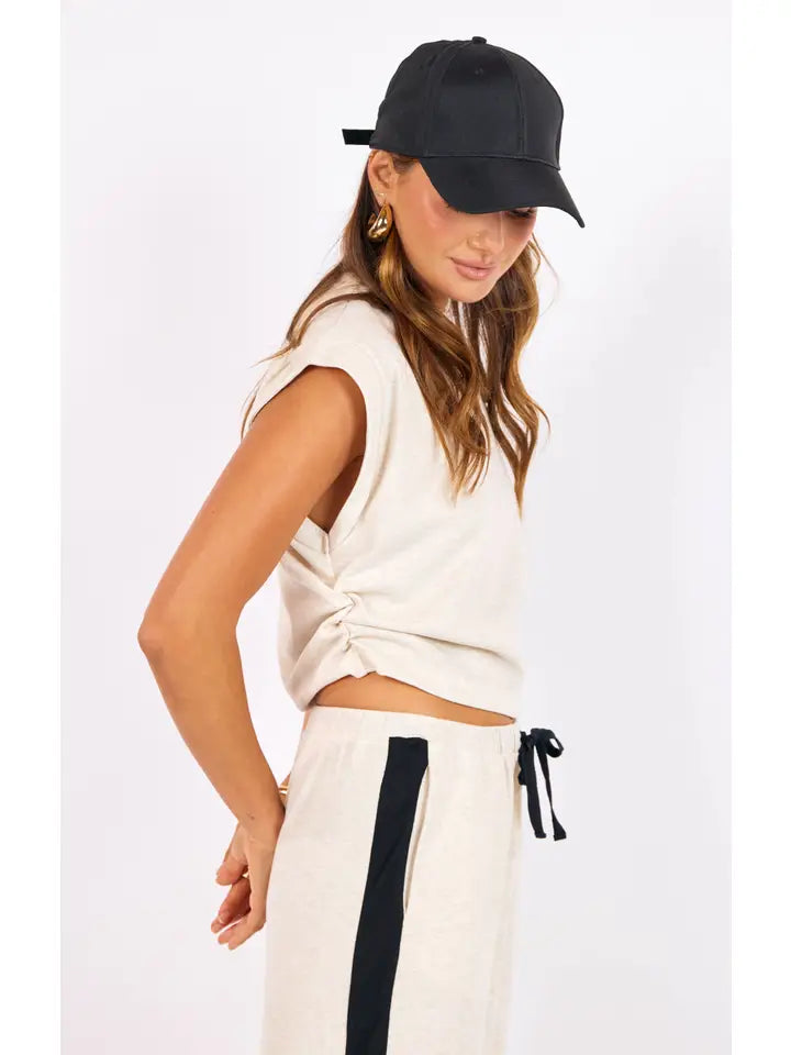 Metro Ruched Knit Top