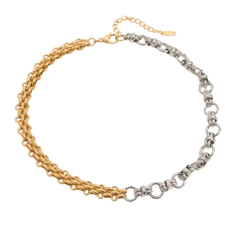 Estella Mixed Link Necklace