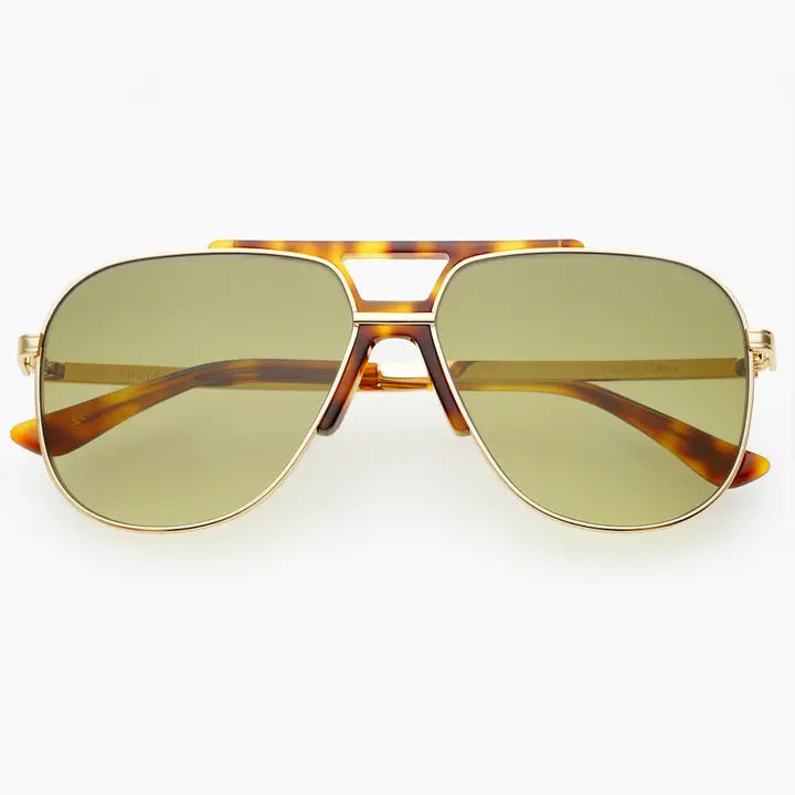 Logan Acetate Aviator Sunglasses