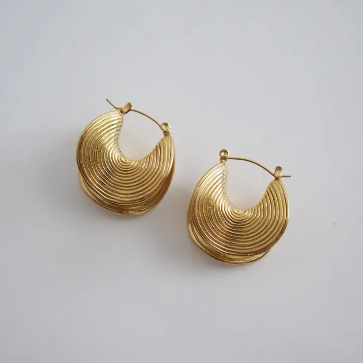 Diva Folded Hoops