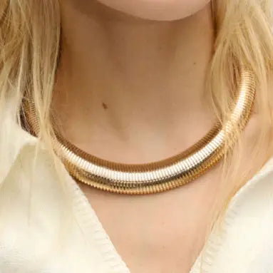 Omega Cobra Collar Necklace
