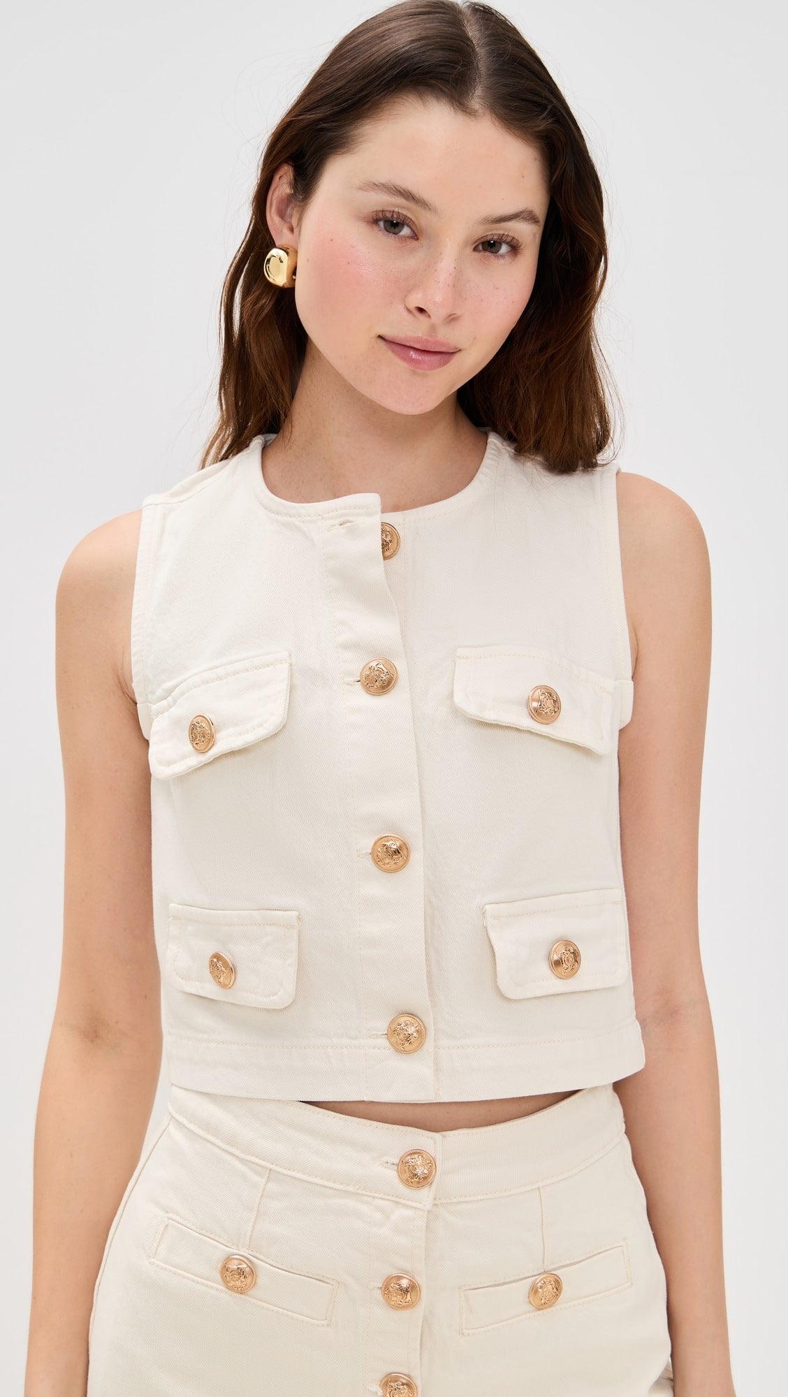 Denim Sugarcoat Vest