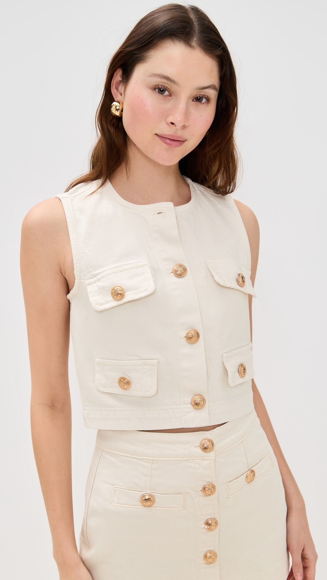 Denim Sugarcoat Vest