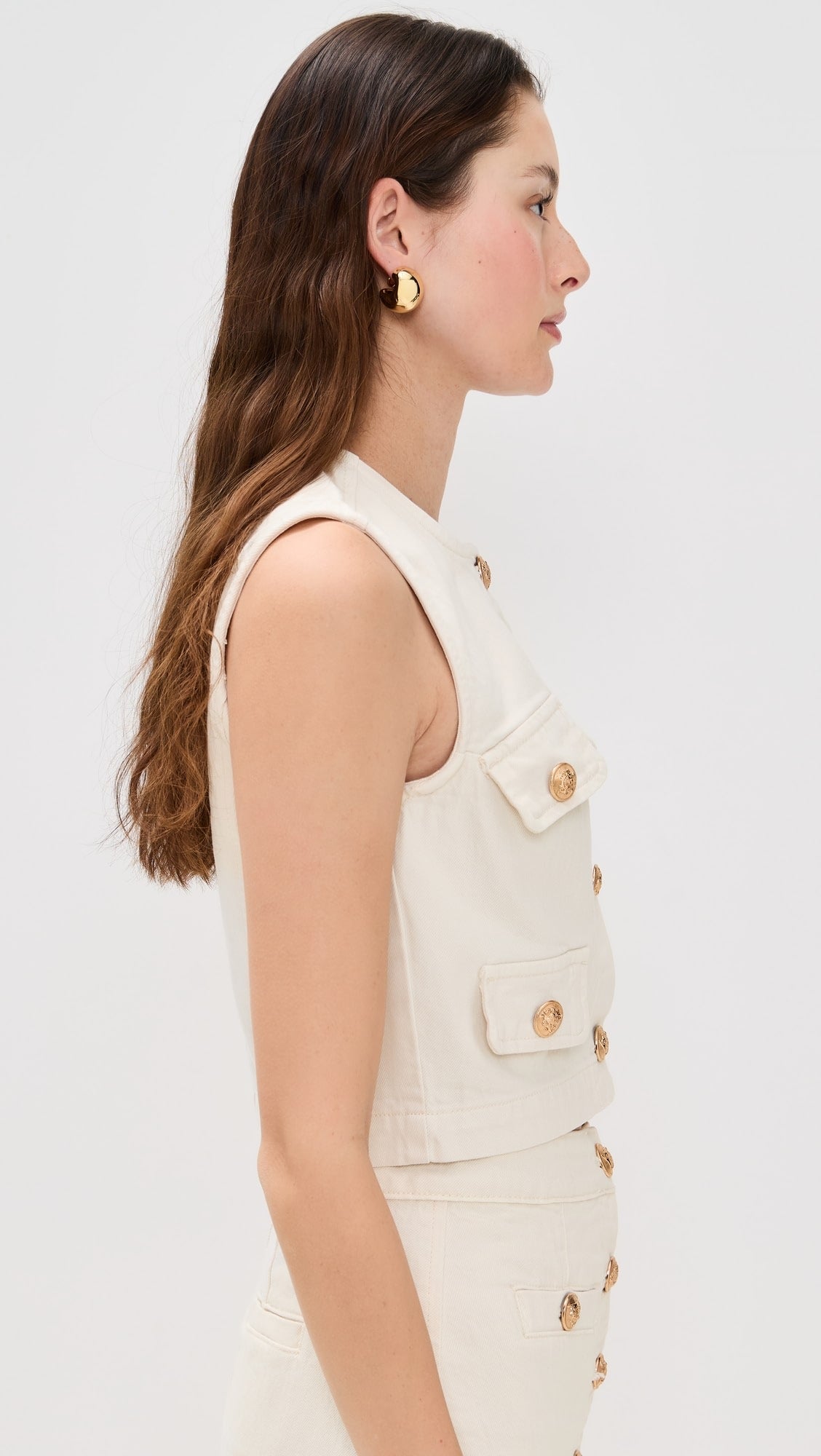 Denim Sugarcoat Vest