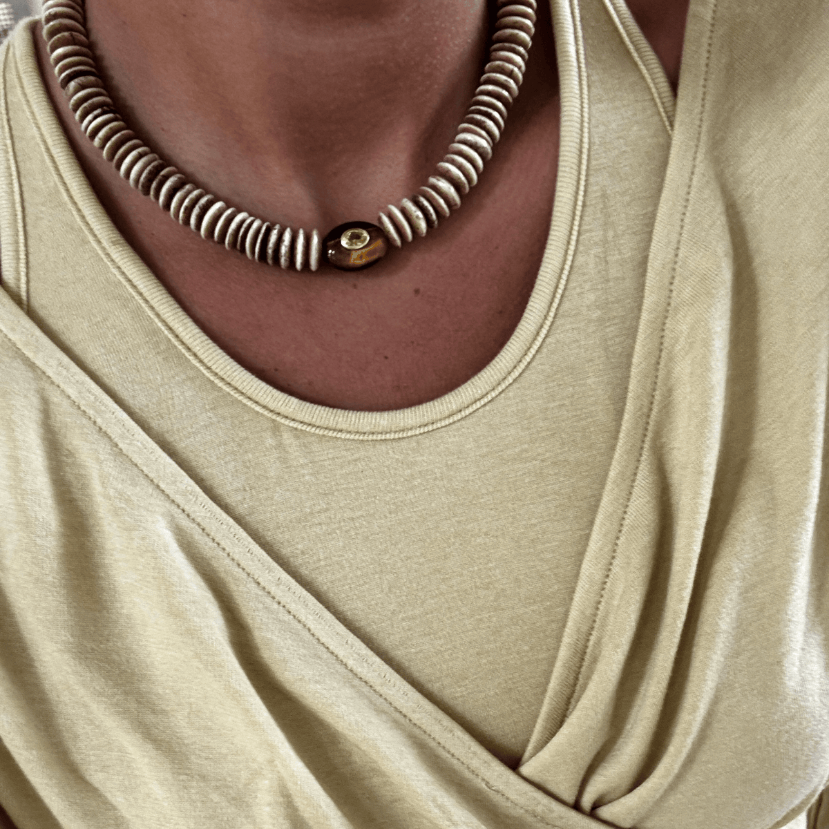 Dash Beaded Necklace