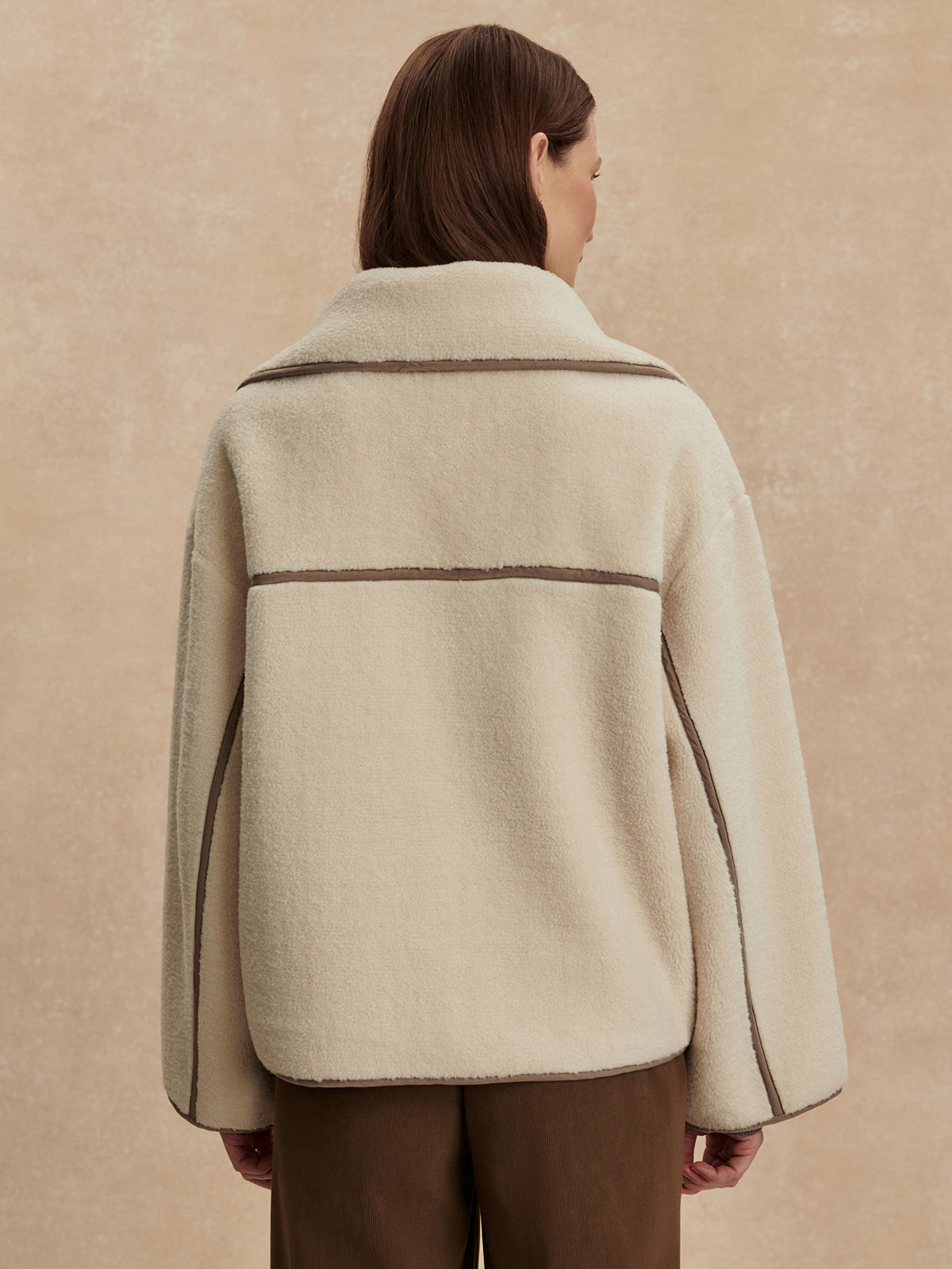 Romane Boxy Sherpa Jacket – Klutch