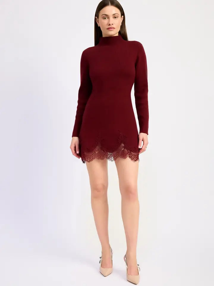 Crawford Knit Mini Dress