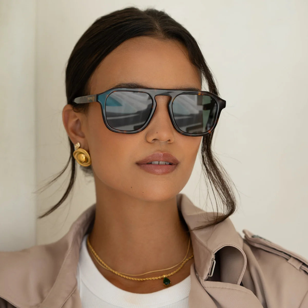 Addison Acetate Aviator Sunglasses