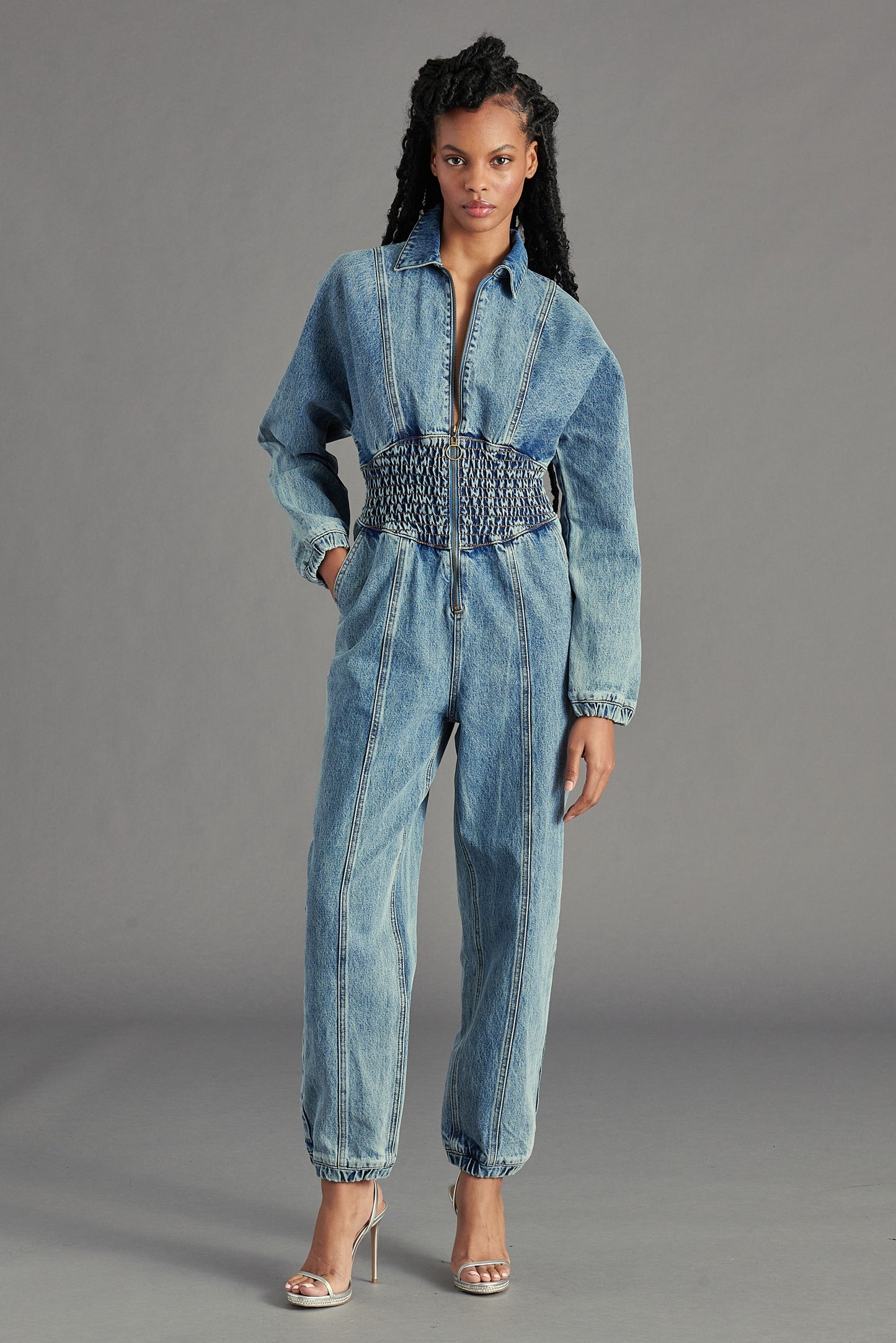 Coya Denim Jumpsuit