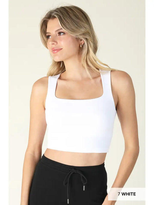 Clean Line Square Neck Top