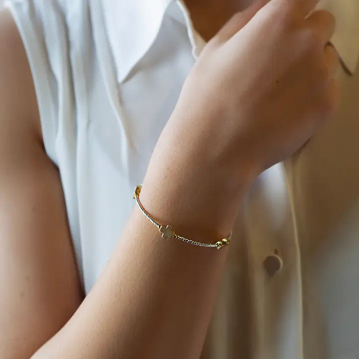 Faithful Cross Bangle