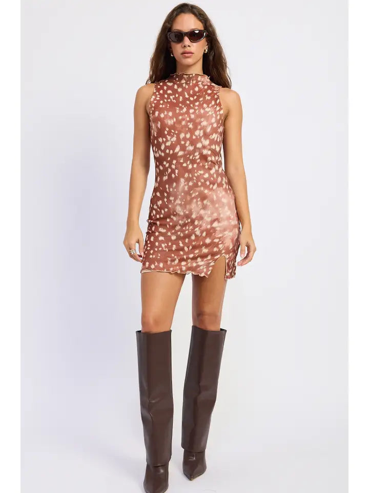 Mesh Mini Dress