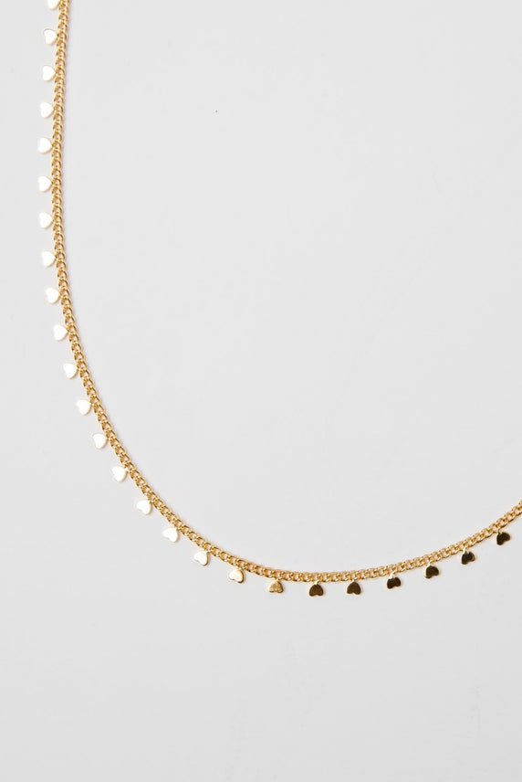 Dainty Heart Choker Necklace