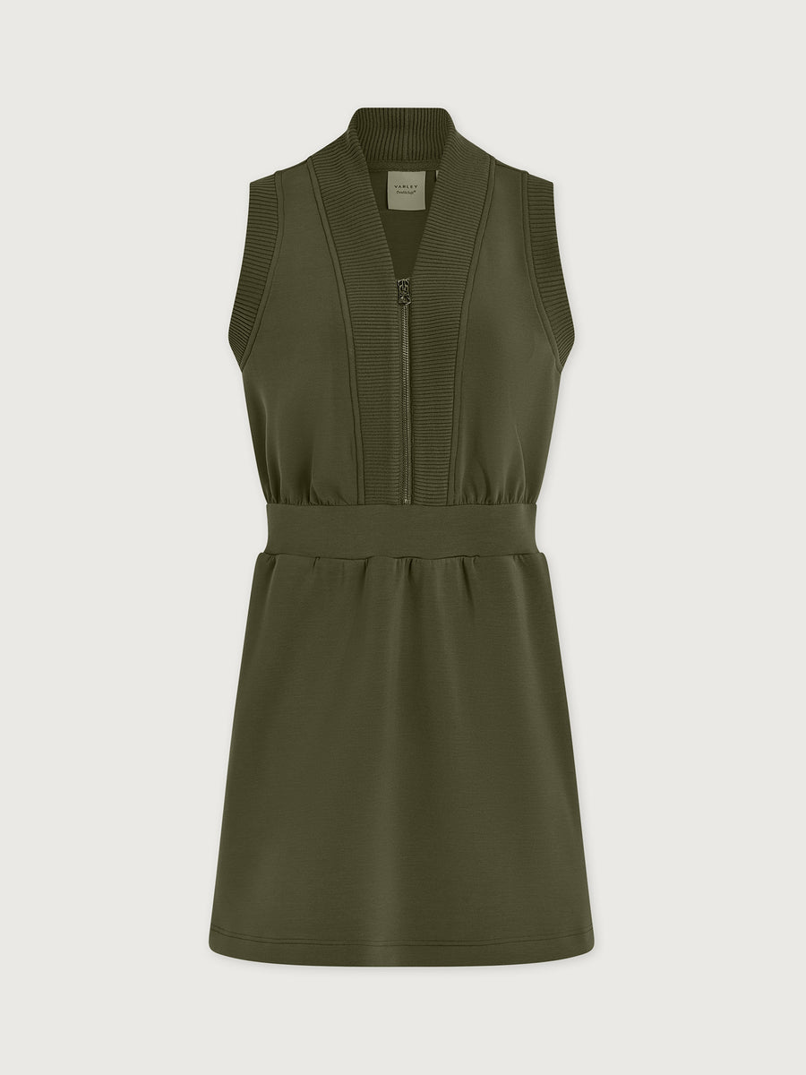 Polyanna Half-Zip Dress