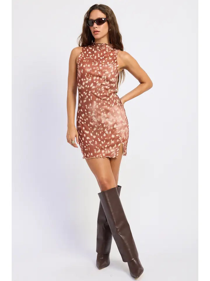 Mesh Mini Dress