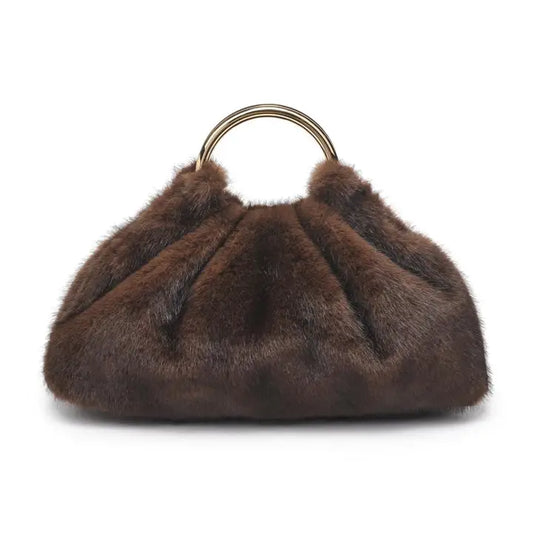 Kaela Fur Clutch
