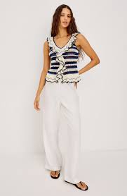 Luci Ruffle Trim Top