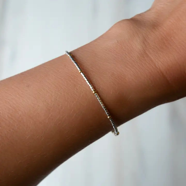 Confetti Beaded Bangle