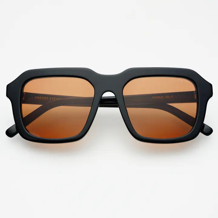Charlie Acetate Rectangular Sunglasses
