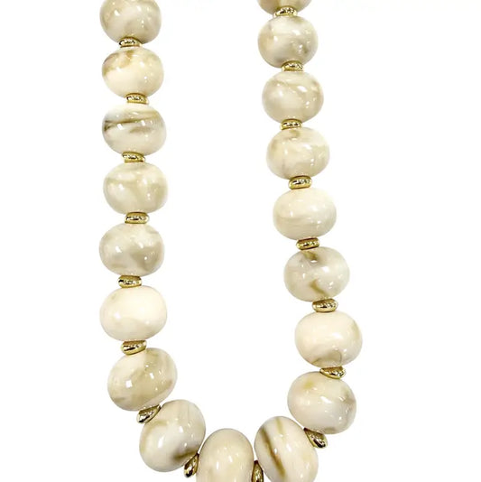 Marble Beaded Necklace