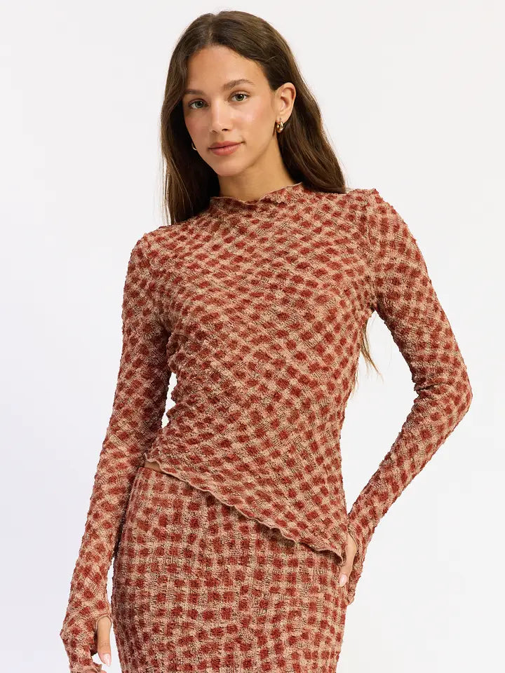 Brix Asymmetrical Smock Top