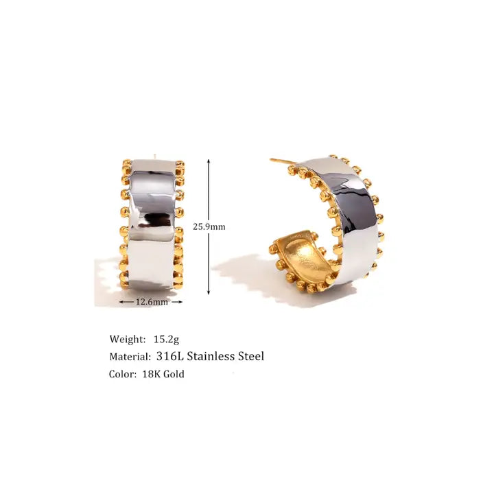 Two Tone Hoops