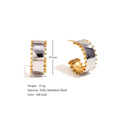 Two Tone Hoops
