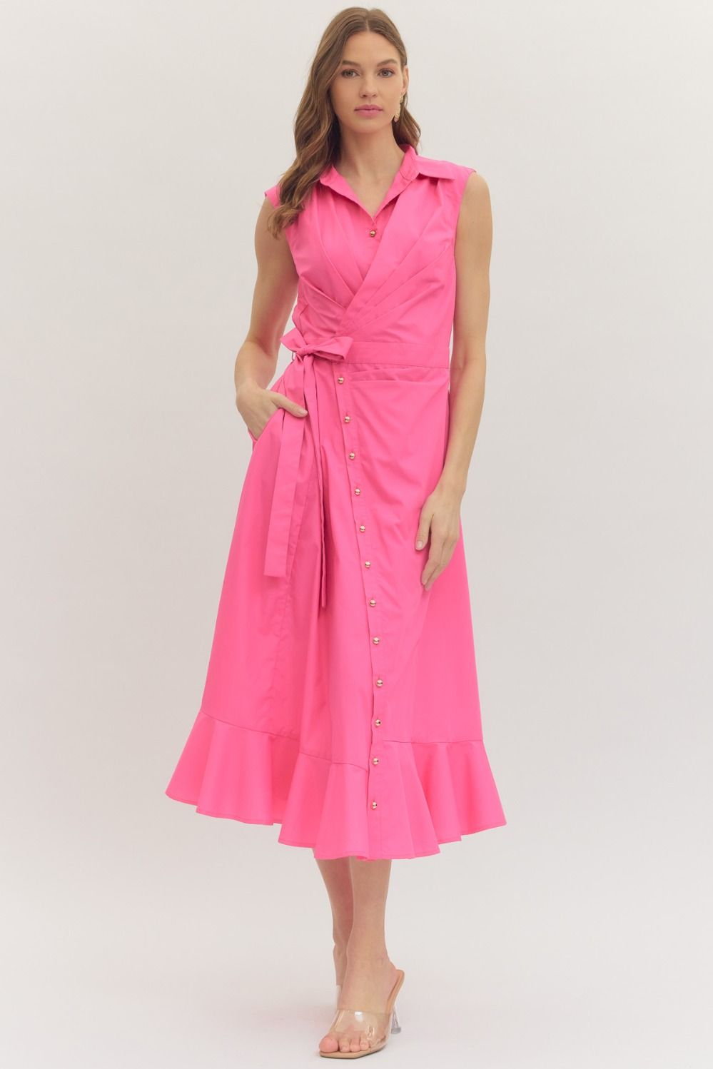 First Class Pink Midi