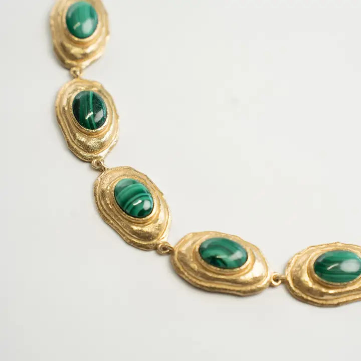 Shalini Malachite Necklace
