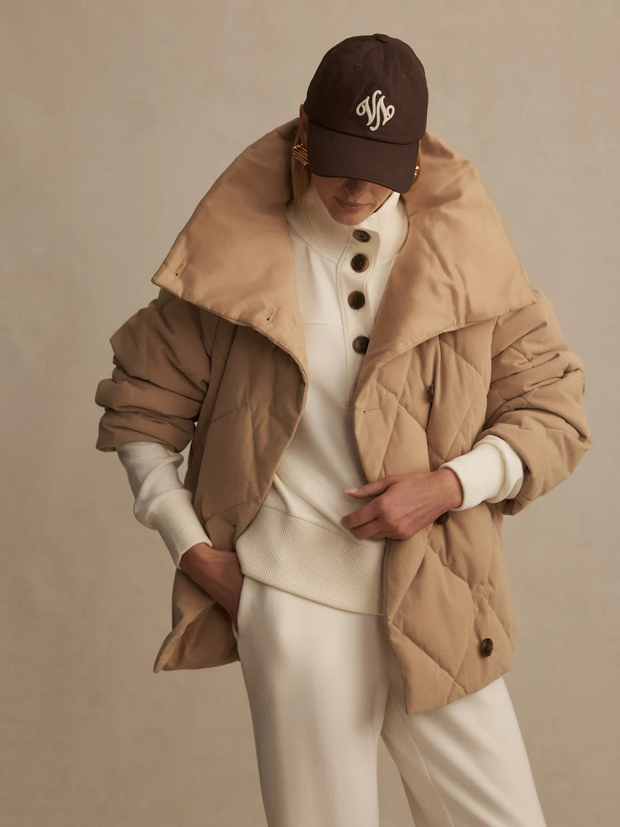 Evren Short Quilted Coat