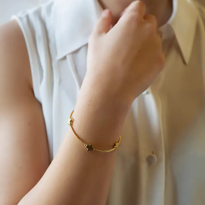 Faithful Cross Bangle