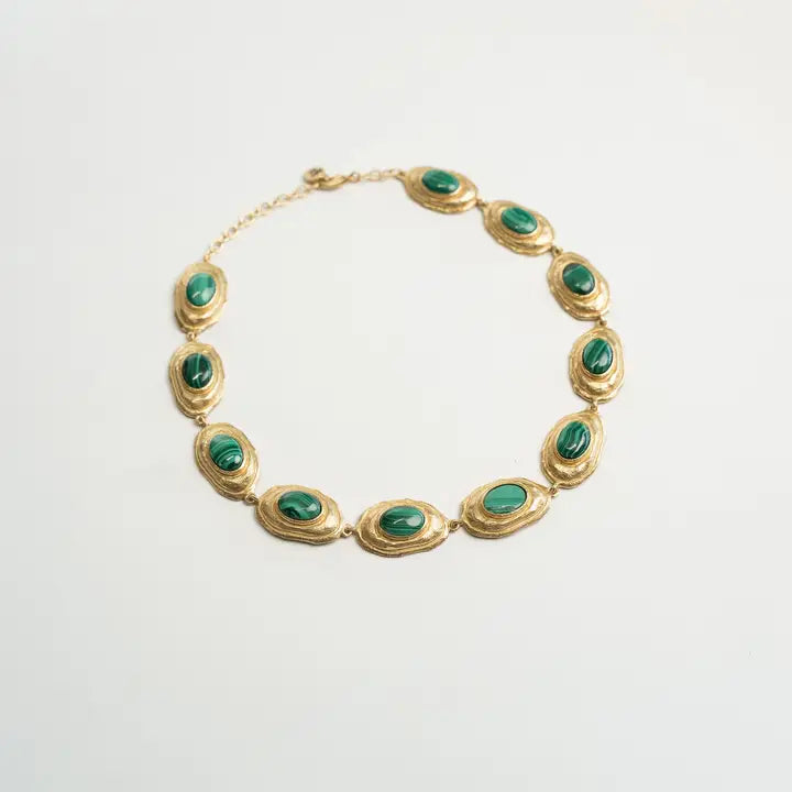 Shalini Malachite Necklace