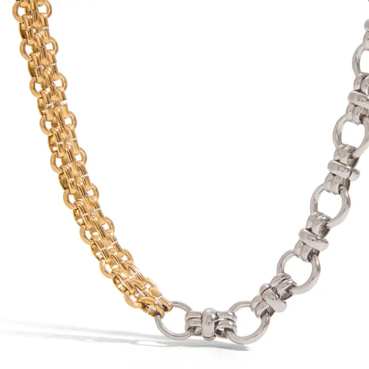Estella Mixed Link Necklace