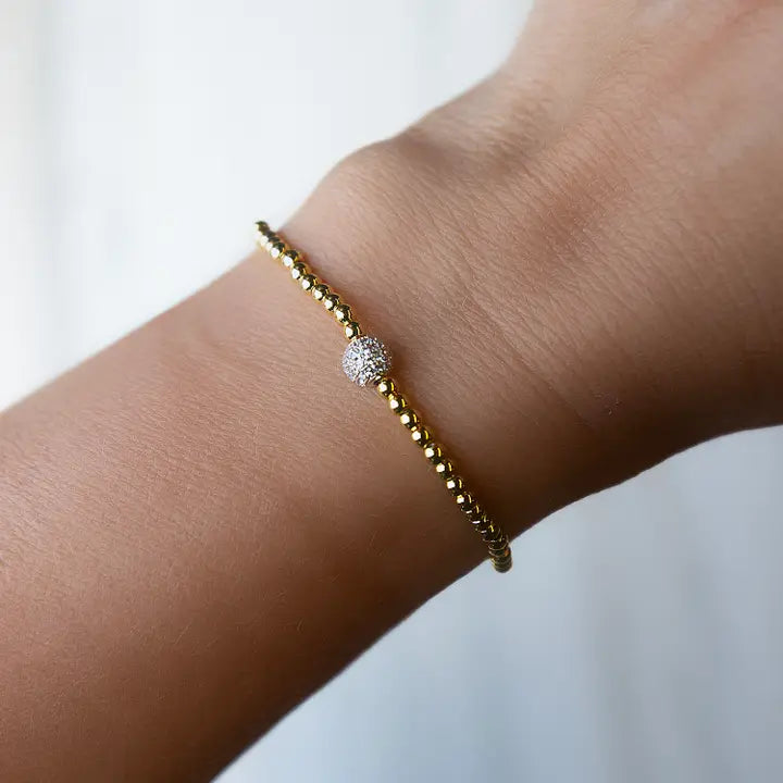 Uno Mixed Metal Bracelet