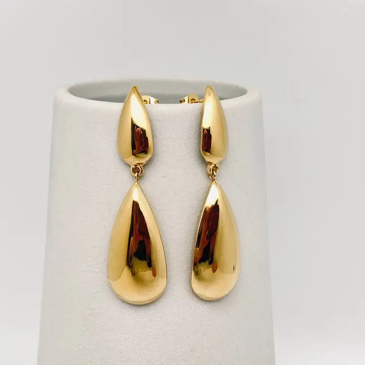 Sleek Droplet Earrings