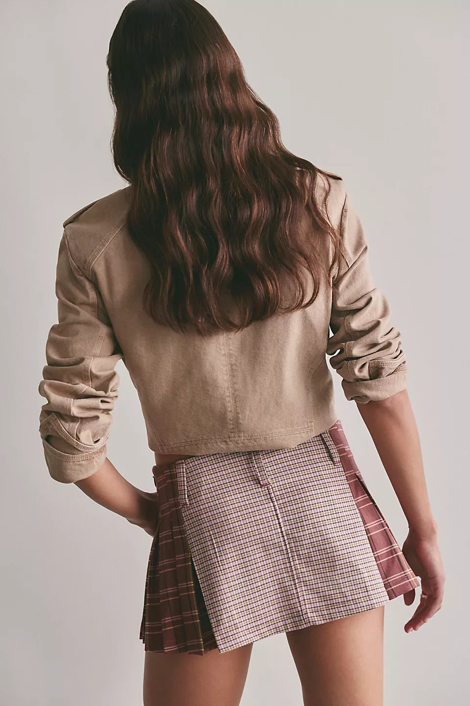 Sherry Pleated Mini Skirt