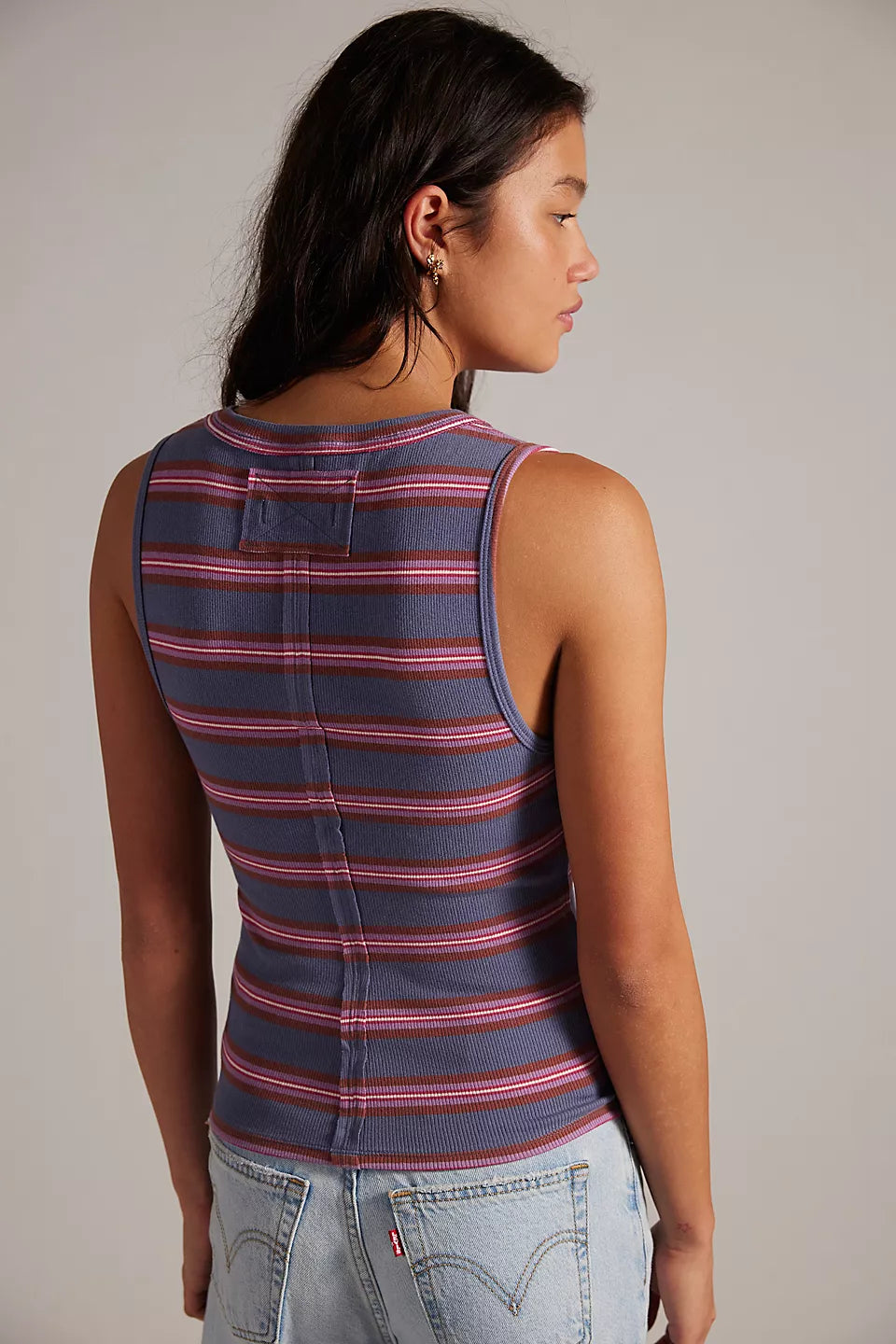 Jamie Stripe Henley