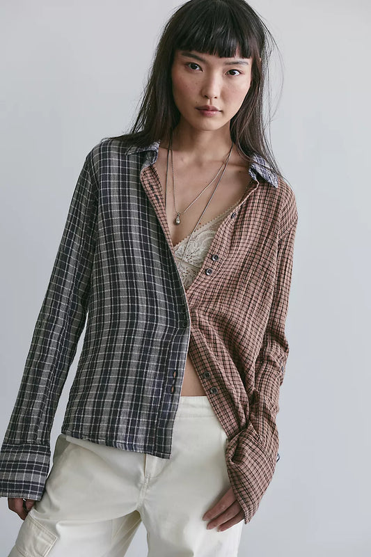 Benny Slim Plaid Button-Down