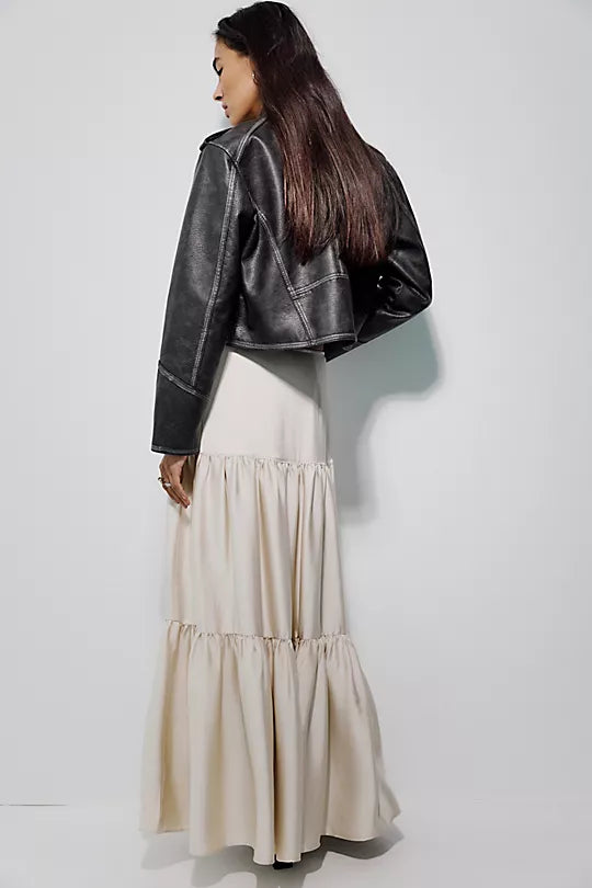 Juliette Satin Maxi Skirt