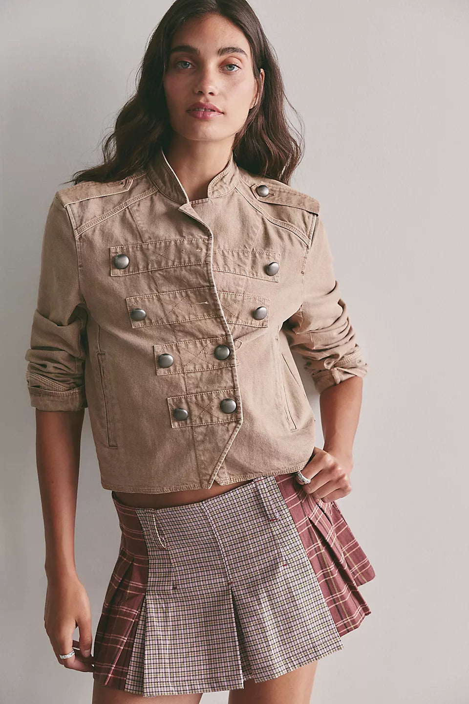 Sherry Pleated Mini Skirt