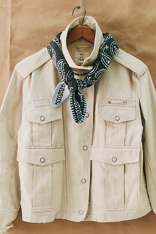 Carmen Knitted Triangle Bandana
