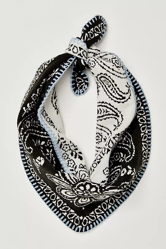 Carmen Knitted Triangle Bandana