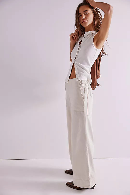 Breezy Denim Pull on