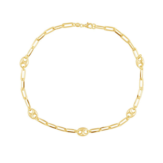 Sahira Indigo Link Chain Necklace