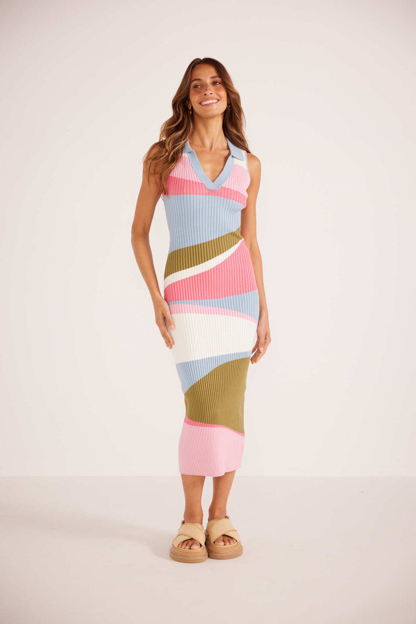 Danica Collared Midi Dress