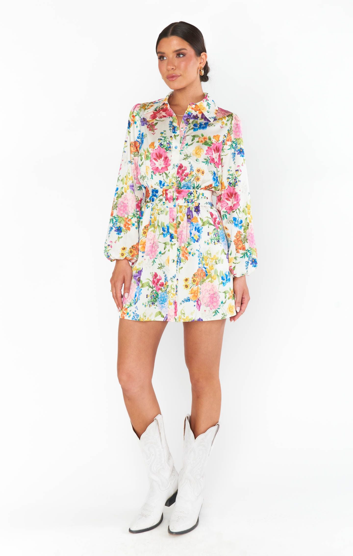 Mumu Carrie Collared Dress