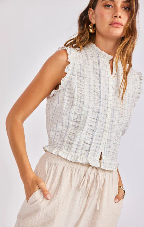 Starboard Ruffled Top