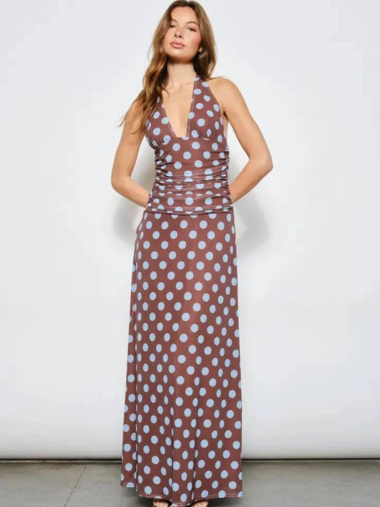 Leona Mesh Maxi Dress