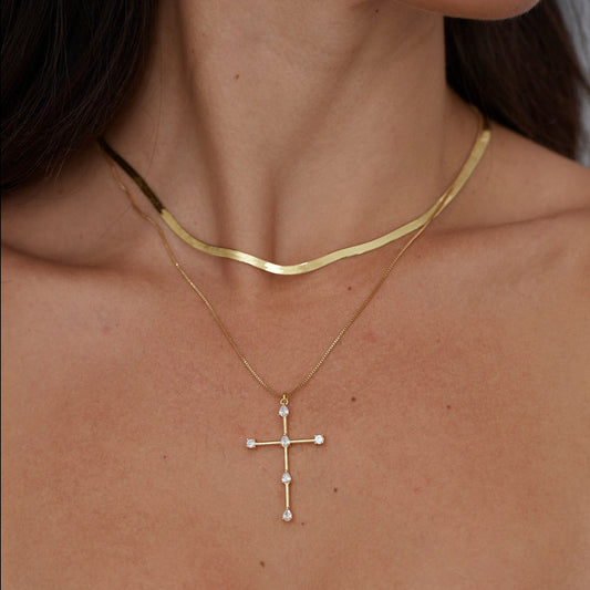 Sahira Tom'e cross necklace-NA : NA