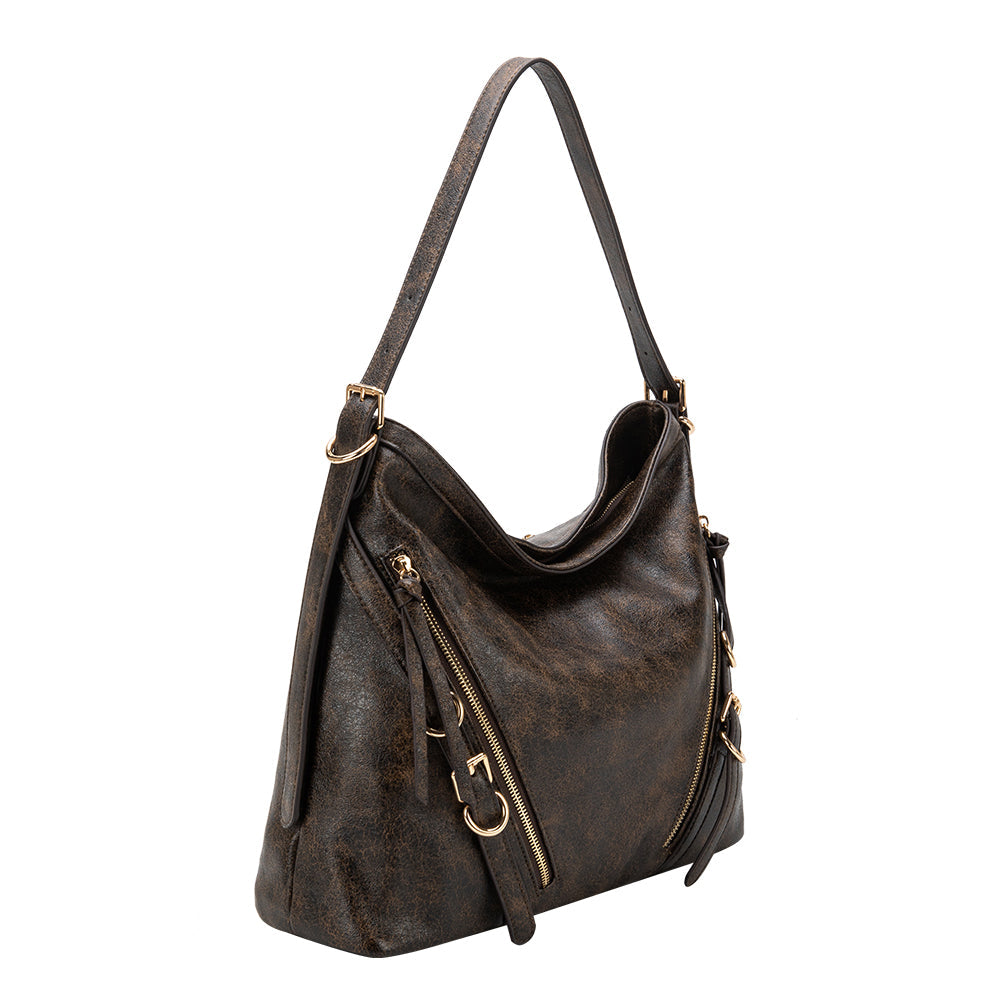 Sloane Buckle Shoulder Bag